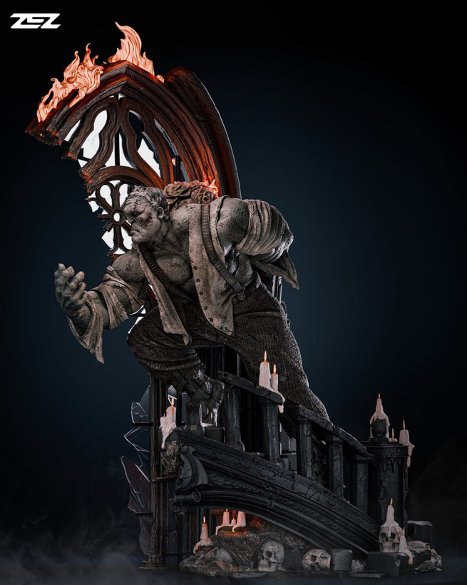 مجسمه فزانکشتاین تم3 فیگور رزینی شاهکار کوتون دال
