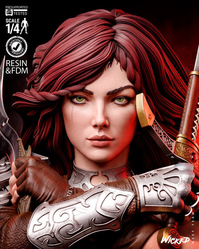 مجسمه سونجای سرخ تم 3 فیگور رزینی شاهکار کوتون دال