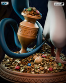 مجسمه الائدین و جن چراغ فیگور رزینی شاهکار دال دال